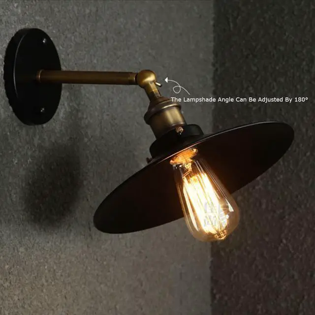 Alt view image 6 of 7 - 8.2 Inch Outdoor Wall Lights Aluminum Anti-Rust Waterproof Gooseneck Barn Light Wall Mount Farmhouse Exterior Wall Sconce Vintage Porch Wall Light Fixtures E26/E27 Base, Black