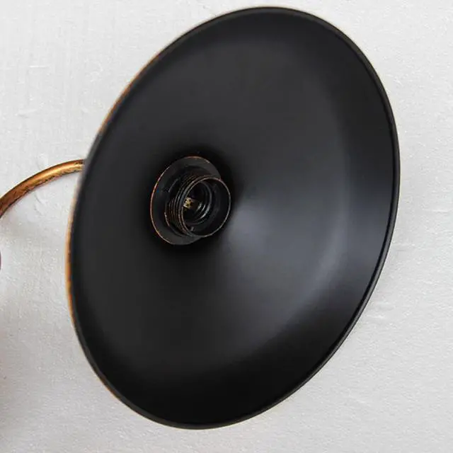 Alt view image 5 of 7 - Gooseneck Barn Light Outdoor Anti-Rust Waterproof Bronze Wall Sconce Wall Mount Retro Porch Wall Lighting Farmhouse Exterior Lighting Fixture for Garage Patio Doorway