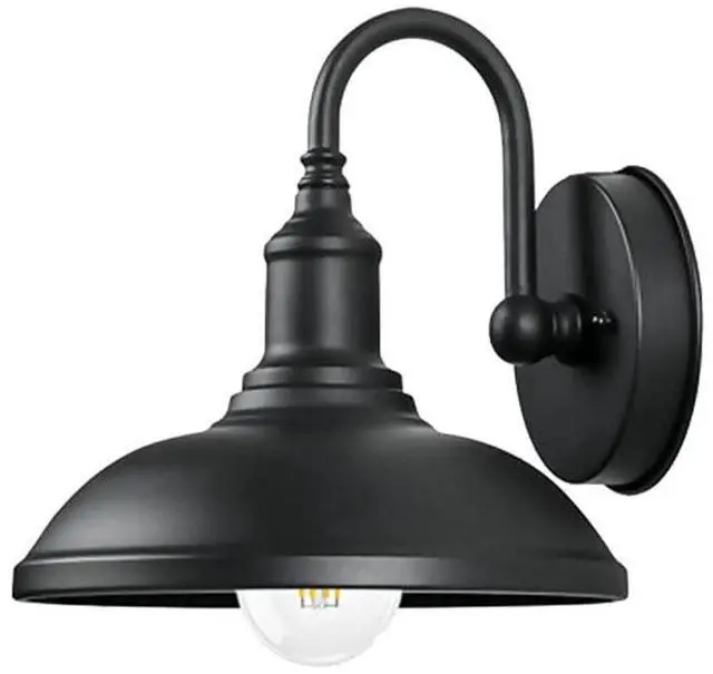 Main image of Vintage Outdoor Wall Lights 9.4 Inch Black Iron Wall Sconce IP54 Waterproof Outdoor Wall Lamp Wall Mount Farmhouse Exterior Wall Lanterns for Porch Garage Patio