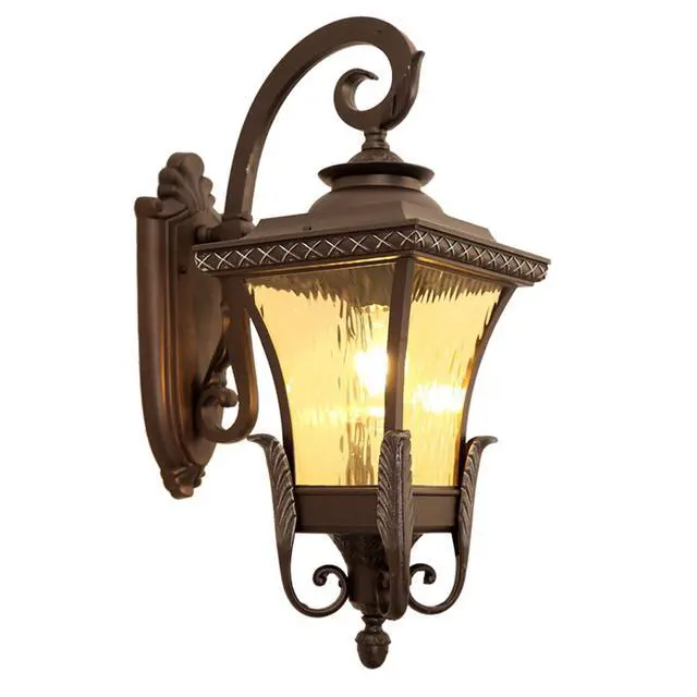 Main image of Outdoor Wall Lanterns 16" Waterproof Porch Wall Lights Aluminum Retro Exterior Lighting Fixtures for House Patio Entryway Garage