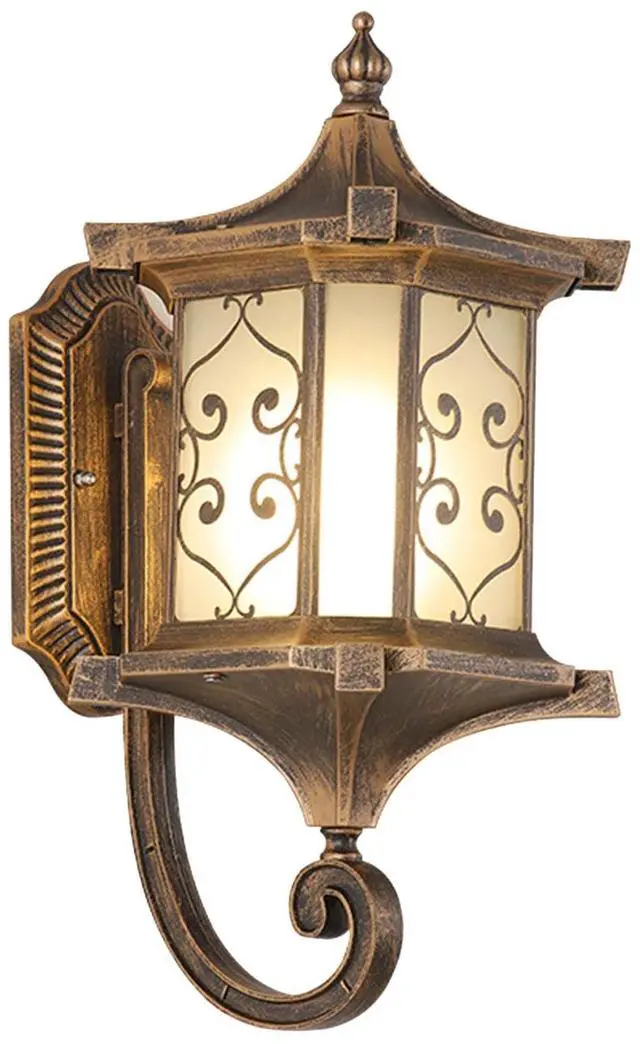 Main image of 17.7 Inch Large Outdoor Wall Lanterns IP65 Waterproof Anti-Rust Retro Front Porch Lights Aluminum Wall Mount Exterior Light Fixtures with Frosted Glass for House Patio Entryway Garage