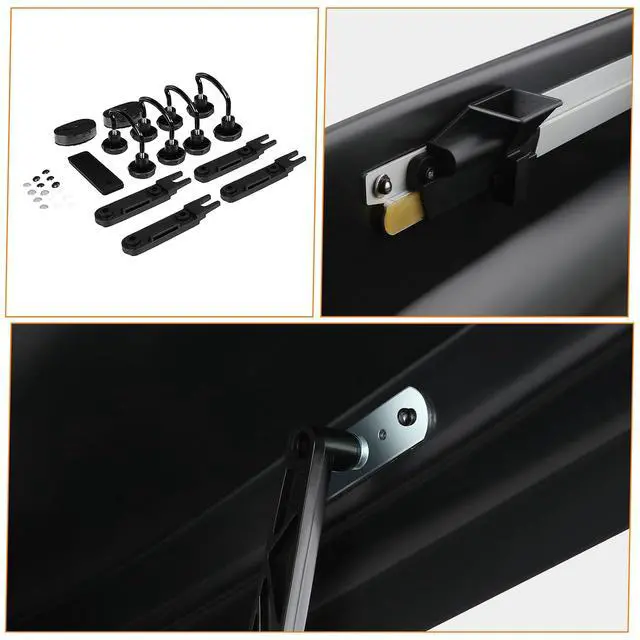 Alt view image 5 of 6 - Rooftop Cargo Box Series (11 Cubic) | Hard Shell, Lockable, Top Storage Case Roof Box Carrier, 13 & 11 Cubic Ft, 110 lbs Capacity, Camping, Road Trip Ready