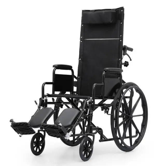 Main image of Self-Propelled Wheelchair for Adults, 19 Inch Seat, Steel Frame, 24" Wheel, Black
