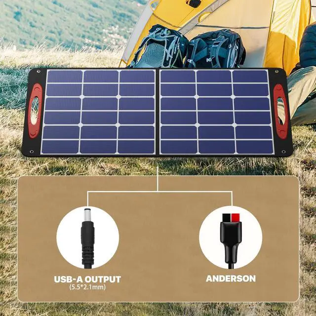 Alt view image 5 of 7 - 100 Watt Solar Panels 24V Monocrystalline Solar Panel High-Efficiency Solar Module with USB 3.0 and USB C for Home Battery Charging Farm Trailer Camper Marine Off Grid System
