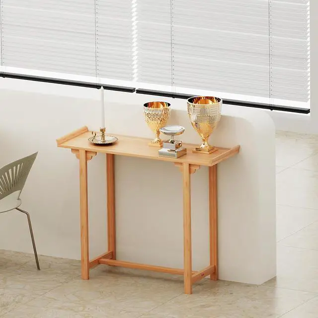 Alt view image 2 of 7 - Console Table, Industrial Entryway Table, Narrow Sofa Table with Shelves, Entrance Table for Entryway Hallway Living Room