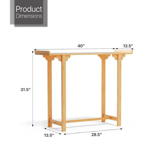 Alt view image 3 of 7 - Console Table, Industrial Entryway Table, Narrow Sofa Table with Shelves, Entrance Table for Entryway Hallway Living Room