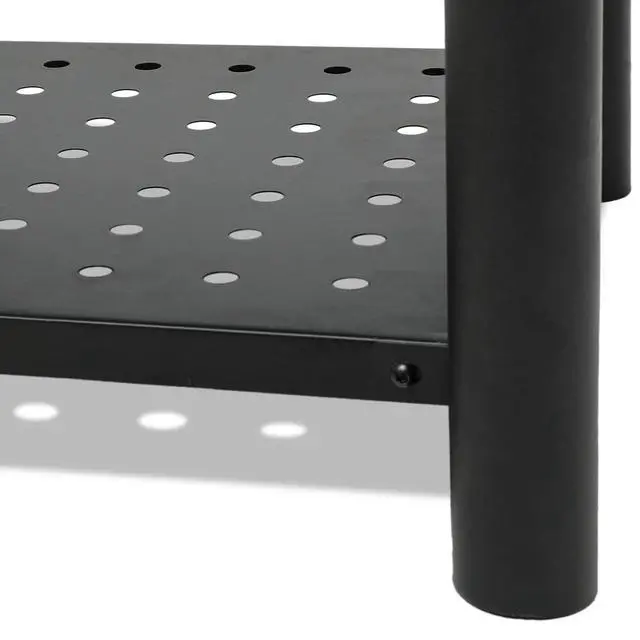 Alt view image 7 of 7 - 22" Portable Fire Pit Outdoor Wood Burning Firepit Outside BBQ Grill Cooking with Rack for Patio Backyard Picnic Garden, Black