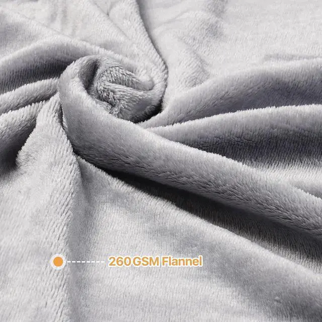 Alt view image 4 of 6 - Soft Flannel Pet Throw Blanket for Dogs, 50 x 61Inches Machine-Washable Warm Cat Blankets for Bed Couch Sofa Travel