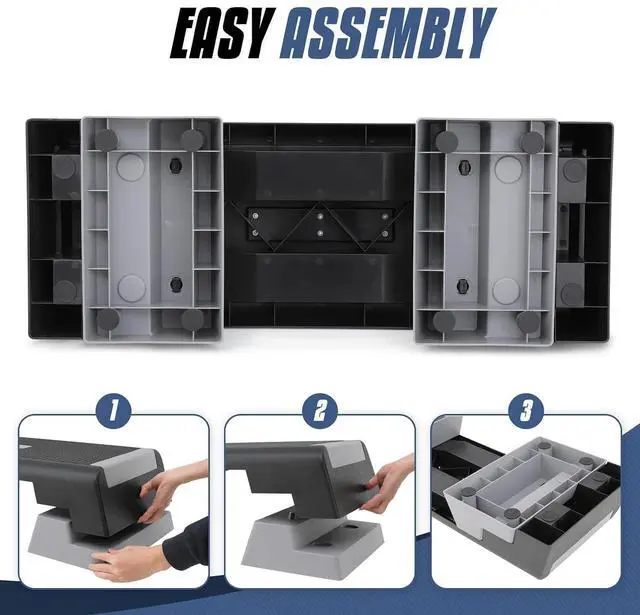 Alt view image 5 of 7 - MADOG Aerobics Stepper Platform with 4/6/8 inch Height Stackable Risers