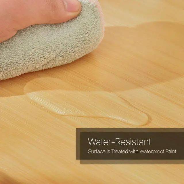 Alt view image 5 of 7 - Ladder Shelf, Bamboo 5 Tier Multi-Functional Book Shelf Storage Rack Organizer, Plants Stand Display Shelf for Living Roon Garden Balcony Bedroom, Natural