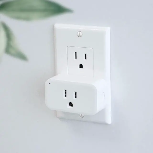 Alt view image 2 of 5 - Smart Plug 4 Pack, 15A Smart Outlet with Timer Function, Zigbee Repeater, ETL Certified, Requires ZigBee Hub, No Power Meter