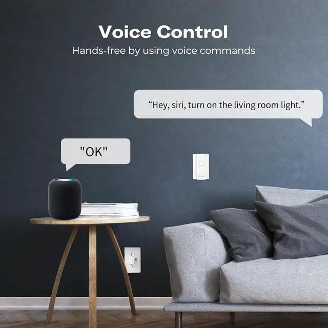 Alt view image 6 of 6 - Smart Switch MT1, Matter Over Thread, Retrofit for Toggle/Rocker Switches, No Wiring Needed, Requires Thread Border Router, Works with Apple, SmartThings, Google, Home Assistant
