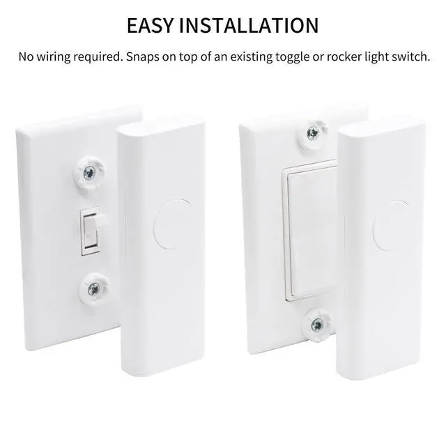 Alt view image 3 of 7 - Smart Switch Starter Kit with Bridge,Toggle/Rocker,No Wiring Needed.Multi-Platform Integration, Compatible with Apple HomeKit,Google Assistant,Alexa, SmartThings,etc