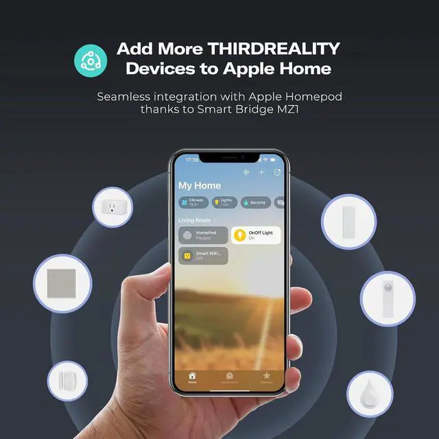 Alt view image 6 of 7 - Smart Switch Starter Kit with Bridge,Toggle/Rocker,No Wiring Needed.Multi-Platform Integration, Compatible with Apple HomeKit,Google Assistant,Alexa, SmartThings,etc