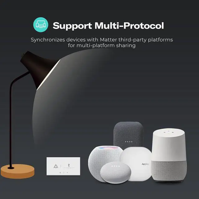 Alt view image 7 of 7 - Zigbee Water Leak Sensor with Smart Bridge MZ1, Dripping Detection, Compatible with Google Home, Apple Home, SmartThings, Home Assistant etc.