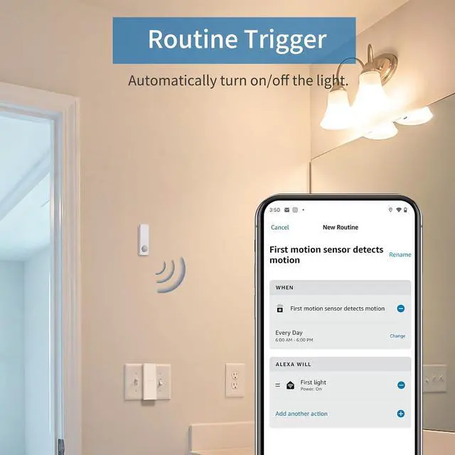 Alt view image 2 of 6 - Zigbee Motion Sensor 2 Pack, Zigbee Hub Required, Pet Friendly, Work with Home Assistant,SmartThings, Aeotec,Homey, Hubitat or Echo Devices with Built-in Zigbee hub
