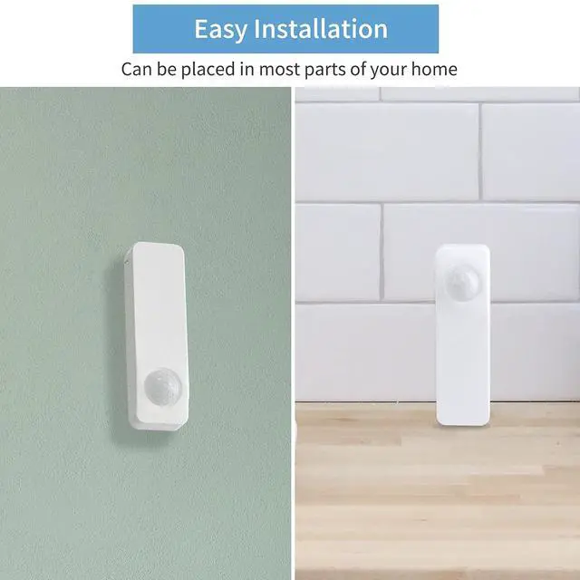 Alt view image 5 of 6 - Zigbee Motion Sensor 2 Pack, Zigbee Hub Required, Pet Friendly, Work with Home Assistant,SmartThings, Aeotec,Homey, Hubitat or Echo Devices with Built-in Zigbee hub