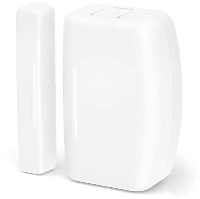 Main image of Zigbee Contact Sensor, Door and Window Monitor, Home Automation, Works with Home Assistant, SmartThings, Aeotec, Homey, Hubitat or Echo Devices with Build-in Zigbee Hub,hub Required