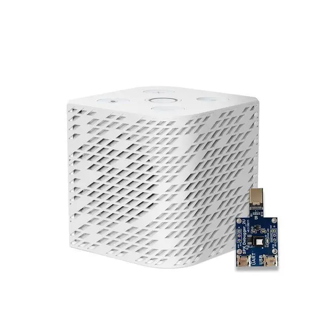 Main image of Voice/Music Assistant Dev Edition Preloaded with Home Assistant Voice Assistant and Music Assistant, Dual Digital Mics, 3W Speaker, 2.4G WiFi only, Open Source