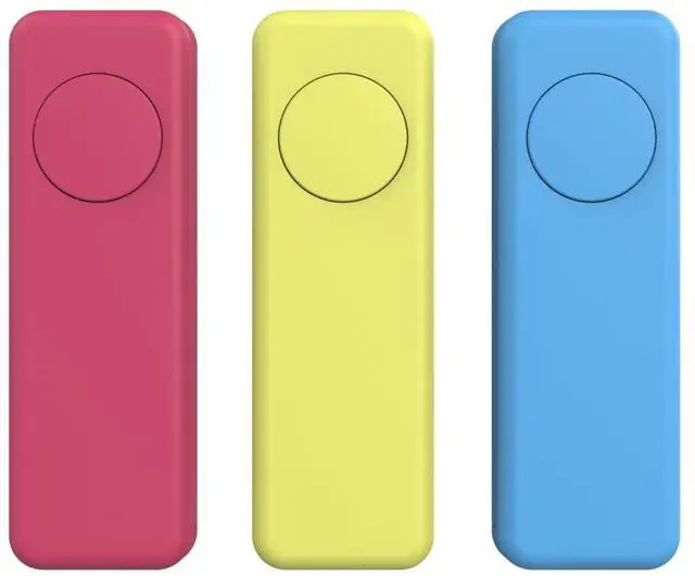 Main image of ZigBee Smart Button 3 Pack, Red Blue Yellow, 3-Way Remote Control, Require Zigbee hub, Work with SmartThings, Aeotec, Hubitat, Home Assistant, Hub, Battery Included.