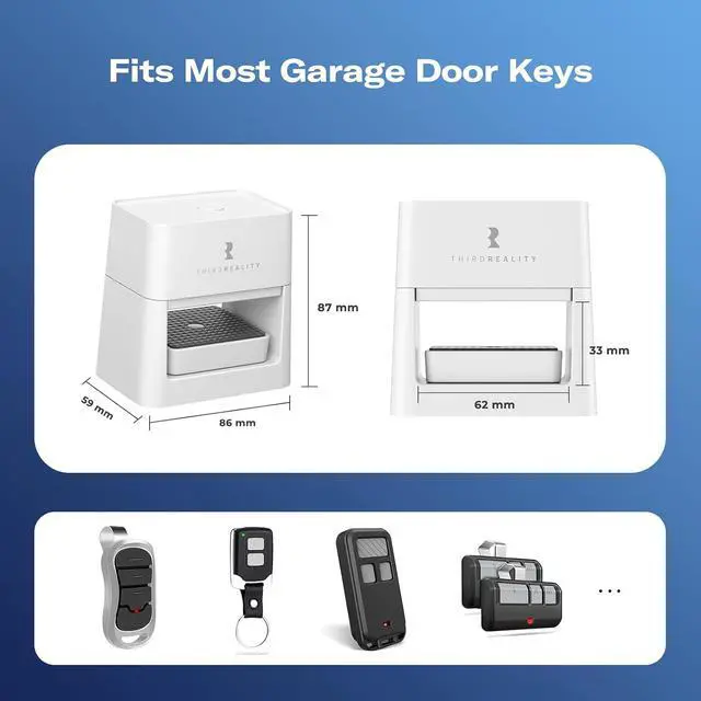 Alt view image 2 of 7 - Smart Garage Door Opener, Matter Certified, Retrofit with Existing Remote, Compatible with Alexa, Apple Home, Google Home, SmartThings, Home Assistant & Homey
