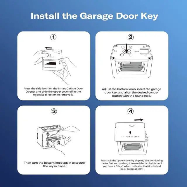 Alt view image 4 of 7 - Smart Garage Door Opener, Matter Certified, Retrofit with Existing Remote, Compatible with Alexa, Apple Home, Google Home, SmartThings, Home Assistant & Homey