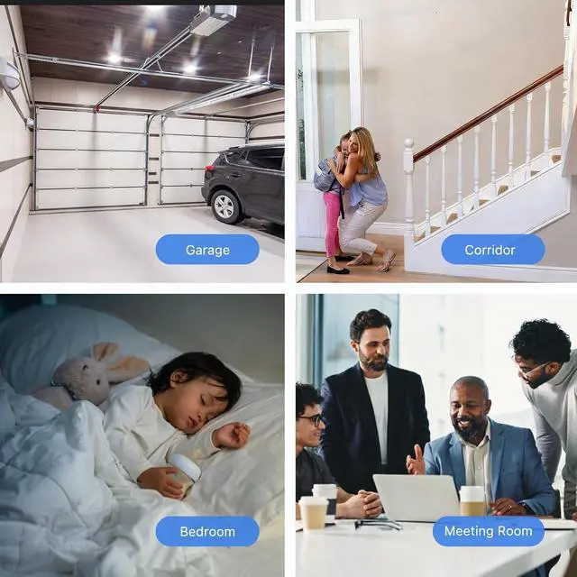 Alt view image 7 of 7 - Smart Presence Sensor R3, 60GHz mmWave Radar, USB-C Powered, RGB Light with Status Indication, Illumination Sensor, Zigbee Repeater, Compatible with Home Assistant(ZHA&Z2M), SmartThings