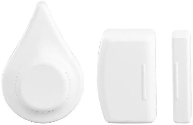 Main image of Zigbee Door Sensor and Water Leak Sensor, for Home Security and Smart Home Automation, Works with SmartThings, Aeotec, Hubitat or Echo Devices with Build-in Zigbee Hub,hub Required