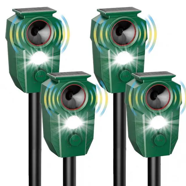 Main image of Solar Animal Repellent with Flashing Light (4, Viridian)