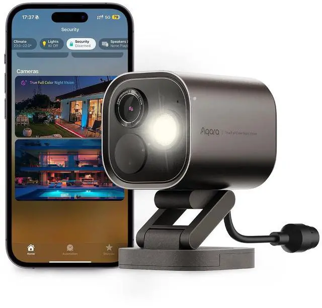 Main image of 4MP Camera Hub G5 Pro PoE, True Color Night Vision Security Camera | Outdoor, HomeKit Secure Video, Thread Border Router, Local Detection, Thread/Zigbee, Supports Alexa,Google,Smartthings, Gray