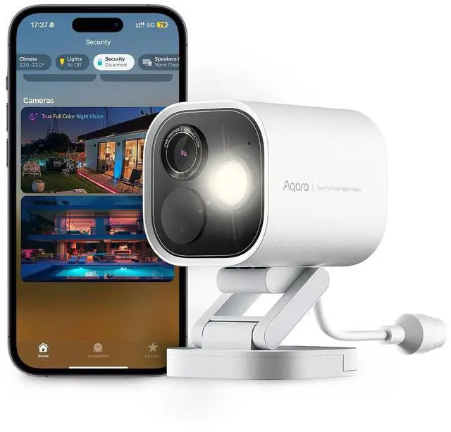 Main image of 4MP Camera Hub G5 Pro PoE, True Color Night Vision Security Camera | Outdoor, HomeKit Secure Video, Thread Border Router, Local Detection, Thread/Zigbee, Supports Alexa,Google,Smartthings, White