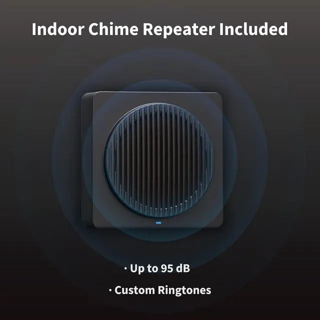 Alt view image 2 of 7 - Video Doorbell G4 with Chime, 1080p FHD HomeKit Secure Video,Gray | 1080p FHD Doorbell Camera, Local Face Recognition and Automations, Wireless or Wired, Supports Apple Home, Alexa,Google,IFTTT