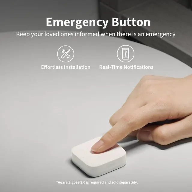 Alt view image 4 of 6 - Zigbee 3.0 Wireless Mini Switch T1, Smart Button Requires Hub | Versatile 3-Way Control Button for Smart Home Devices, Compatible with Apple Homekit, Works with IFTTT(OTA Update Support)