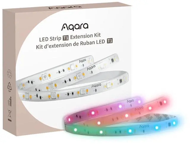 Main image of LED Strip T1 Extension,Requires LED Strip T1 (Sold Separately) | 3.28 FT RGBIC LED Light Extension with 16 Million Colors/Tunable White/Gradient Effects (1 Pack,39.36 inch)