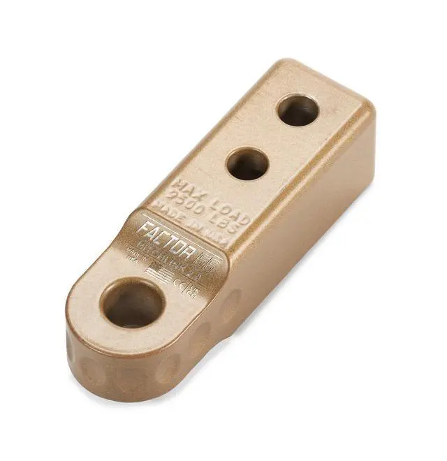 Alt view image 2 of 4 - Factor 55 00020-92 Hitchlink 2.0 Rated at 9500 lb Ultimate Failure at 51,000 lb Convert Your Vehicles Hitch Receiver into a Recovery Point. Ideal for 4x4 Off Road Adventures Bronze