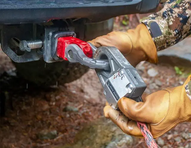 Alt view image 3 of 4 - Factor 55 00020-92 Hitchlink 2.0 Rated at 9500 lb Ultimate Failure at 51,000 lb Convert Your Vehicles Hitch Receiver into a Recovery Point. Ideal for 4x4 Off Road Adventures Bronze