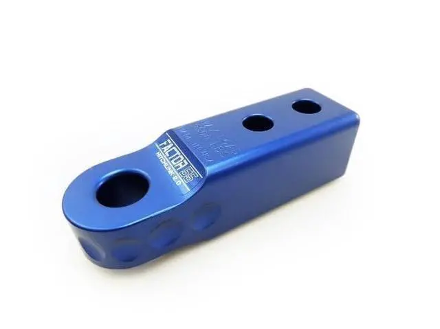 Alt view image 2 of 4 - Factor 55 00020-02 Hitchlink 2.0 Rated at 9500 lb Ultimate Failure at 51,000 lb Convert Your Vehicle Hitch Receiver into a Recovery Point. Ideal for 4x4 Off Road Adventures Blue