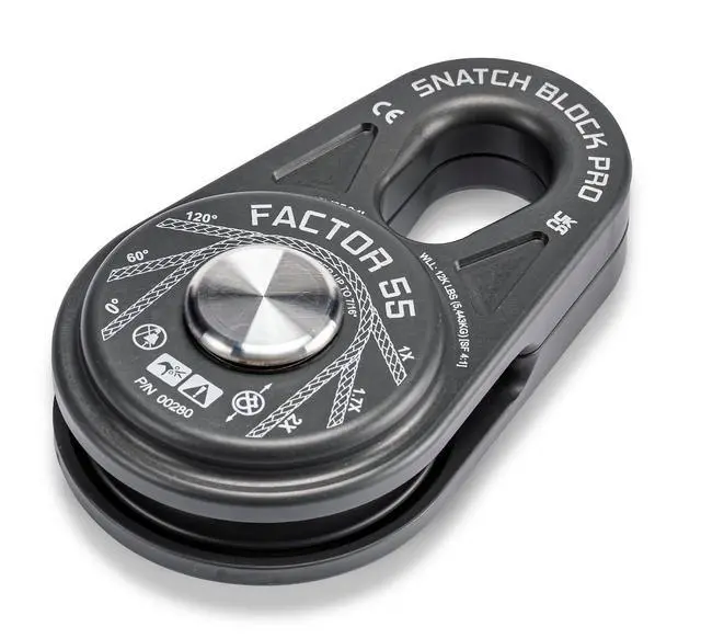 Alt view image 4 of 5 - Factor 55 00280-06 Snatch Block Pro Compact and Lightweight Snatch Blocks. Ideal for Ultimate Performance Without compromising on Heavy Bulky Equipment