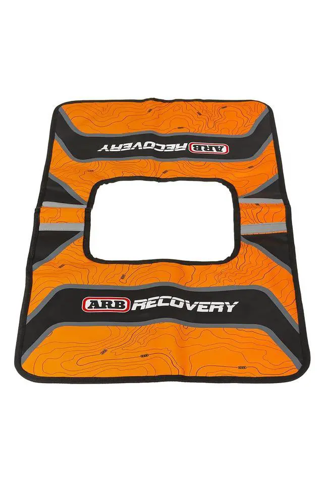 Alt view image 3 of 3 - ARB ARB220 Offroad Winch Cable Recovery Damper in Orange and Black Line Dampener