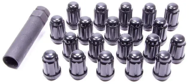 Main image of Gorilla Automotive 21183BC 1/2" Black Tuner Lug Nut, (Pack of 20),Black Chrome