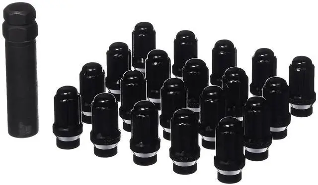 Main image of Gorilla Automotive 21133ETBC Black 12mm x 1.50 Thread Size Chrome Finish Small Diameter 5-Lug Kit, (Pack of 20)