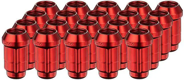 Main image of Gorilla Automotive 21133RD Small Diameter Acorn Red 5 Lug Kit (12mm x 1.50 Thread Size) - Pack of 20