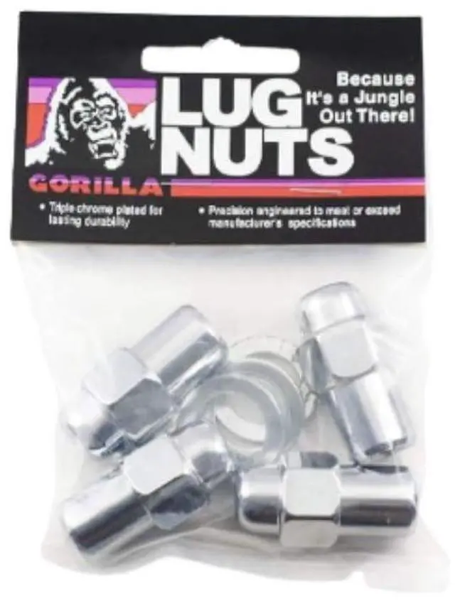 Main image of Gorilla Automotive 73147B Standard Mag Lug Nuts (14mm x 1.50 Thread Size) (14-mm X 1.50 (Pack of 5))