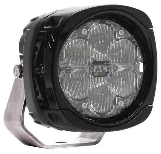 Alt view image 3 of 7 - Nacho PM451 Quatro Flood Offroad LED Lightning 60W Each Effective Lumens 8,166 Peak Candela 48,000. Illuminate with Style Your 4x4 Off Road Adventures - Pair