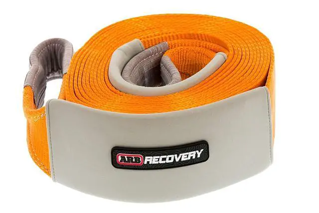 Alt view image 3 of 5 - ARB ARB710LB 3-1/4" x 30' Recovery Snatch Strap Minimum Breaking Strength 24000 lbs Kinetic Stretch 20% With Reinforced Eyes and Protector Sleeves