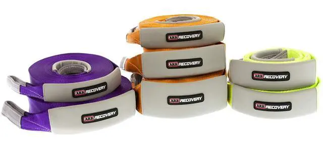 Alt view image 5 of 5 - ARB ARB710LB 3-1/4" x 30' Recovery Snatch Strap Minimum Breaking Strength 24000 lbs Kinetic Stretch 20% With Reinforced Eyes and Protector Sleeves