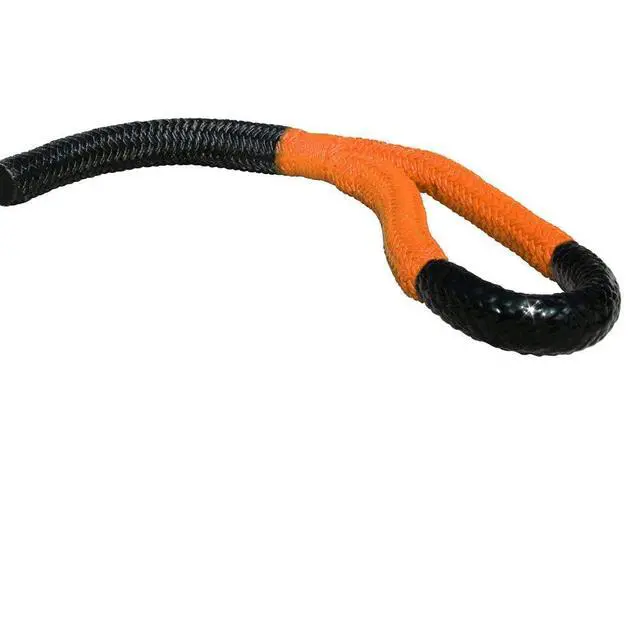 Alt view image 2 of 5 - Bubba Rope Lil' Bubba 176650ORG Power Stretch Kit 1/2" x 20' ft. Recovery Rope with Breaking Strength of 7400 Lb. in Orange/Black Color, Accessory Ideal for Recovery and Towing Stuck Vehicles