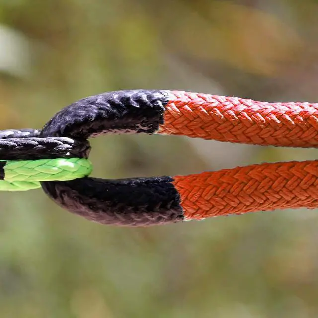 Alt view image 4 of 5 - Bubba Rope Lil' Bubba 176650ORG Power Stretch Kit 1/2" x 20' ft. Recovery Rope with Breaking Strength of 7400 Lb. in Orange/Black Color, Accessory Ideal for Recovery and Towing Stuck Vehicles