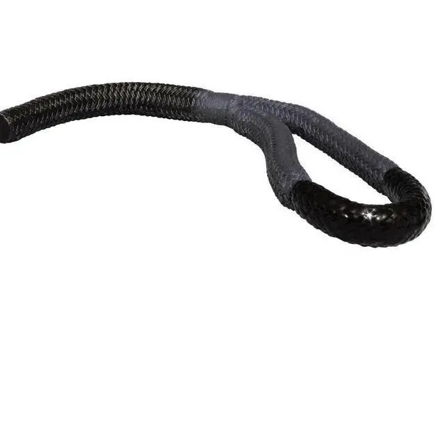 Alt view image 2 of 5 - Bubba Rope Lil' Bubba Model 176650BKG Off-Road Power Stretch Kinetic Kit 1/2" x 20' ft. Recovery Rope Breaking Strength of 7400 Lb. Black/Black, Accessory Ideal for Recovery Towing Stuck Vehicles