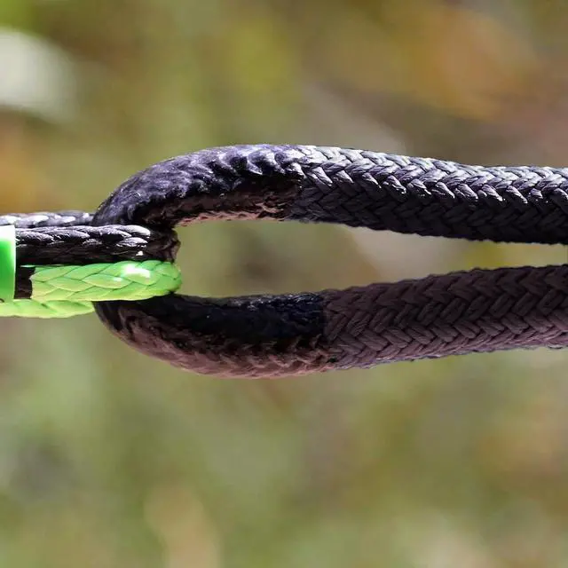 Alt view image 4 of 5 - Bubba Rope Lil' Bubba Model 176650BKG Off-Road Power Stretch Kinetic Kit 1/2" x 20' ft. Recovery Rope Breaking Strength of 7400 Lb. Black/Black, Accessory Ideal for Recovery Towing Stuck Vehicles